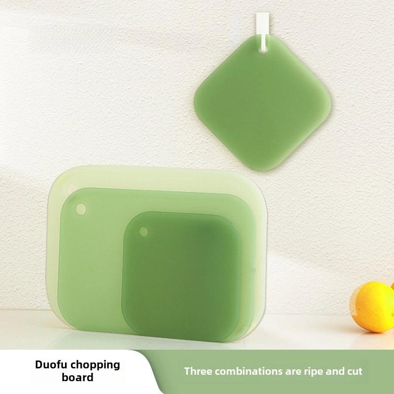FaSoLa Japanese Non-Slip Plastic Double-Sided Chopping Board for Raw & Cooked Food | Kitchen & Dining