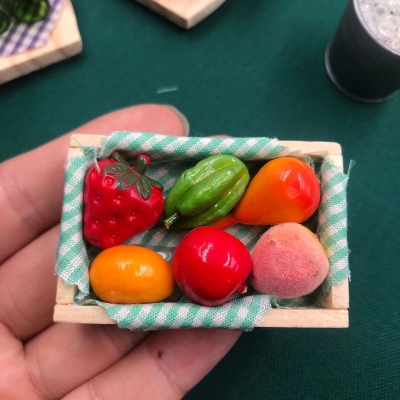 Cute 3D Red Wine Bottle Fruit Wooden Fridge Magnets for Kitchen Decoration|Home & Kitchen Accessories