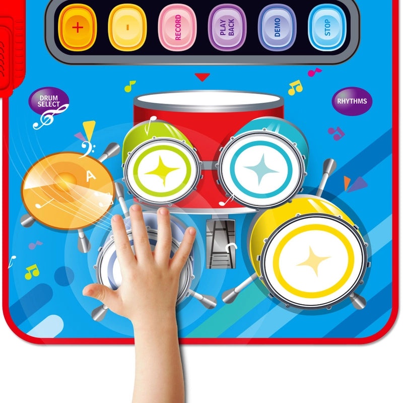 Children's Interactive Jazz Music Blanket | Parent-Child Puzzle Toy | Fun 2-in-1 Simulation Game | Educational & Playful | Toys & Games