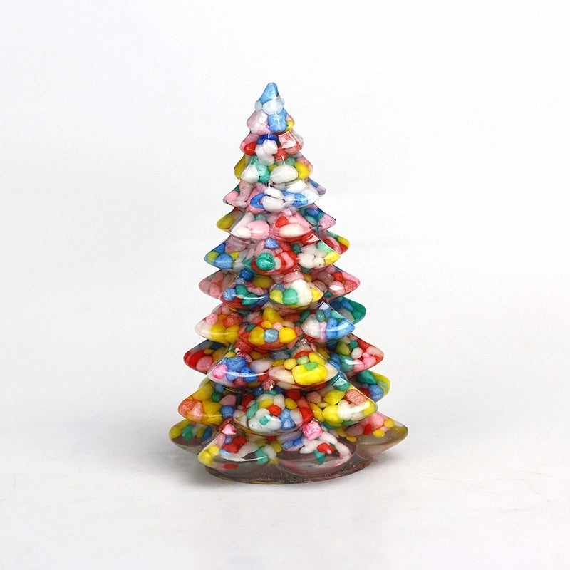 Minimalist Synthetic Resin Christmas Tree Ornaments | Holiday Decorations