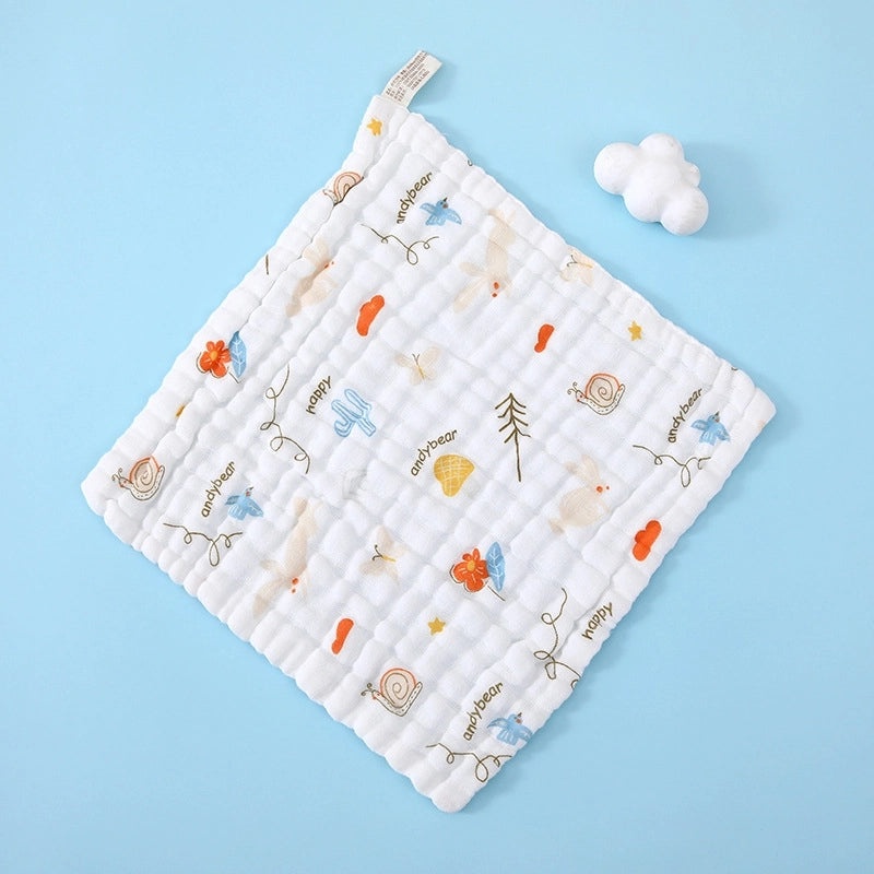 Adorable Cartoon Fruit and Fish Baby Burp Cloths Soft Infant Accessories|Baby Essentials