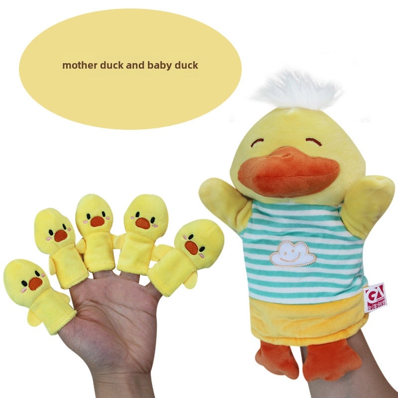 动物手指玩偶床故事|婴幼儿童教育玩具