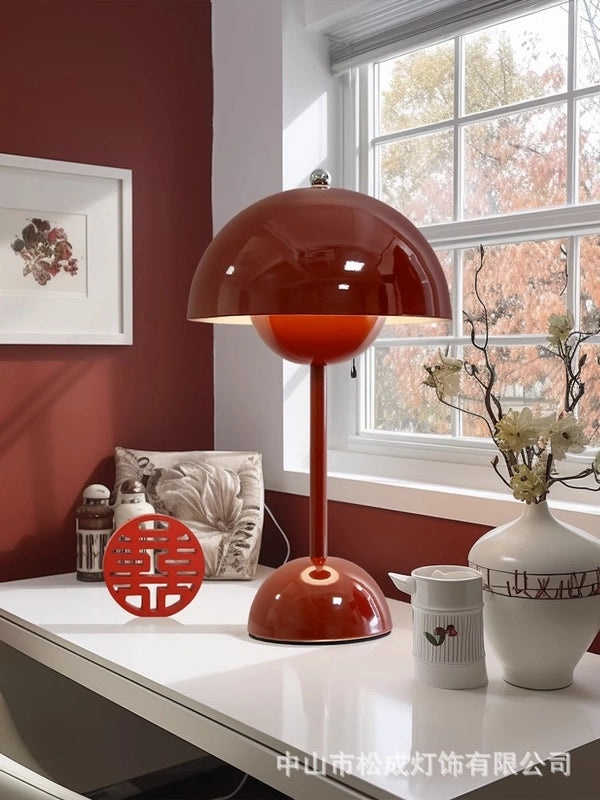 Nordic Flower Bud Table Lamp Plug-in Night Light for Wedding Bedside Dowry Lantern|Home Decor Lighting