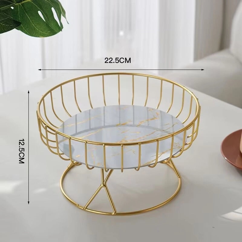Stylish Solid Color PVC Fruit Basket for Home Decor|Home & Kitchen Storage