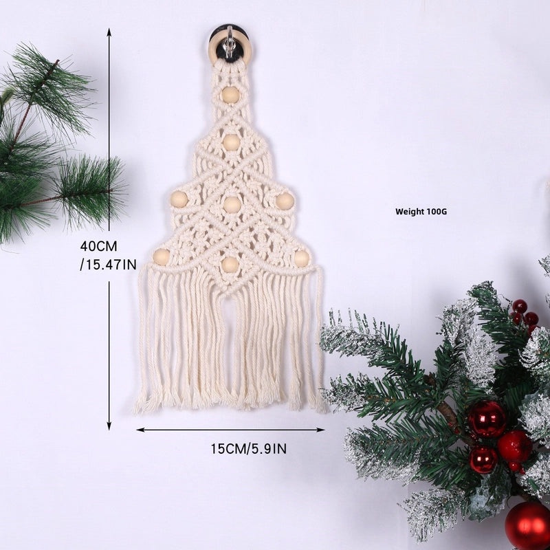 Nordic Hand-Woven Wind Chime Pendant for Door or Car Holiday Christmas Ornament Gift|Home Decor & Accessories