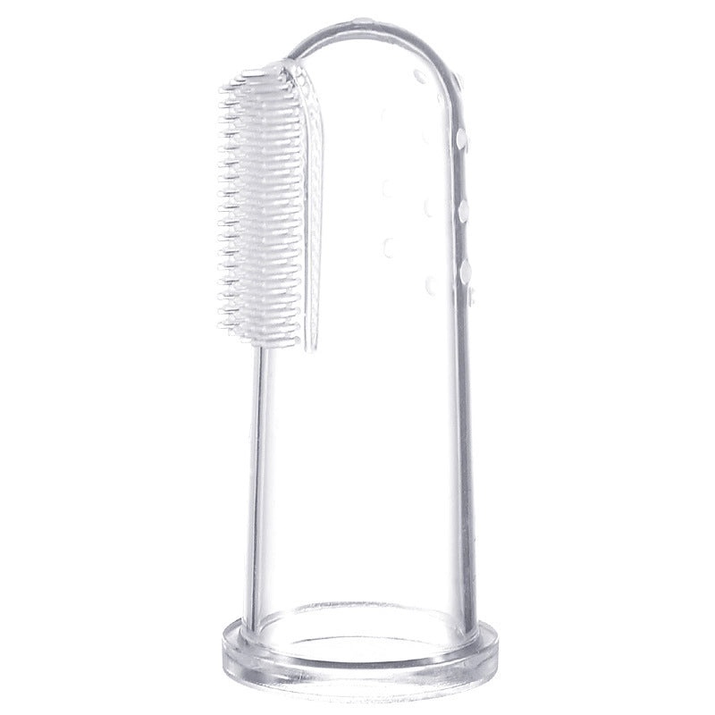 Silicone Baby Thumb Toothbrush Set for Teeth and Tongue Cleaning | Baby Oral Care Accessories