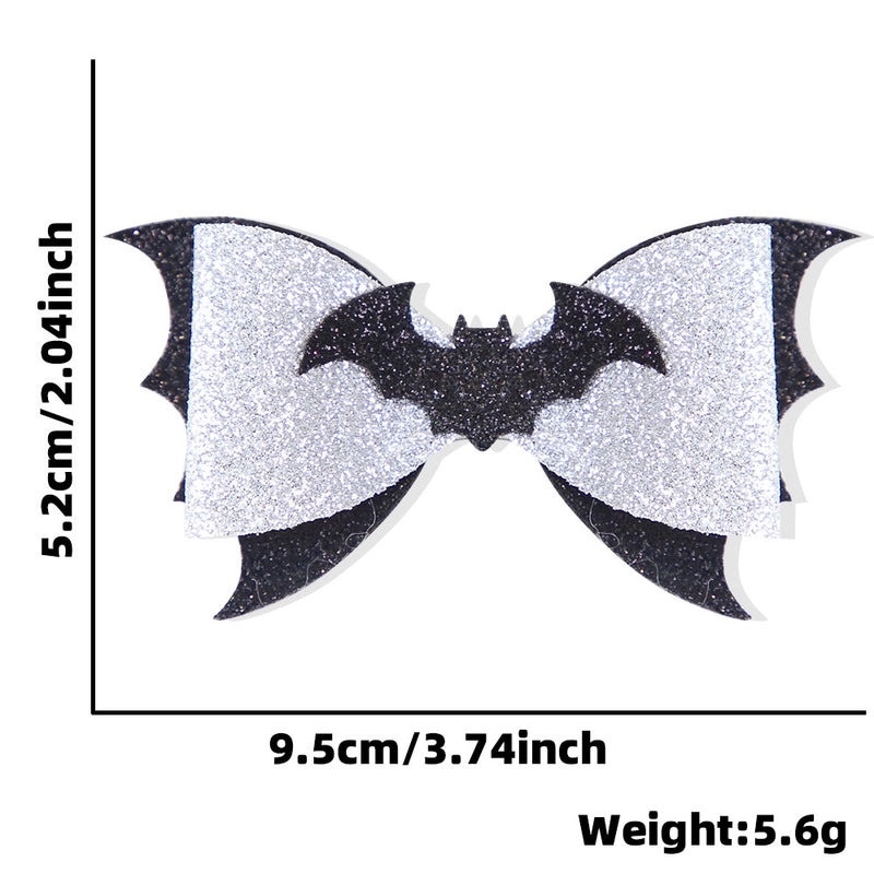 Halloween Spider Bat Bow Hair Clip Ghost Witch Hat Party Decoration | Hair Accessories