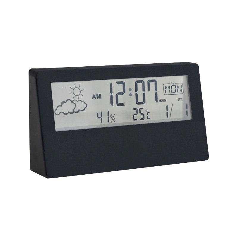 Creative Student Mini Electronic Alarm Clock with Temperature & Humidity Display | Bedroom Clocks