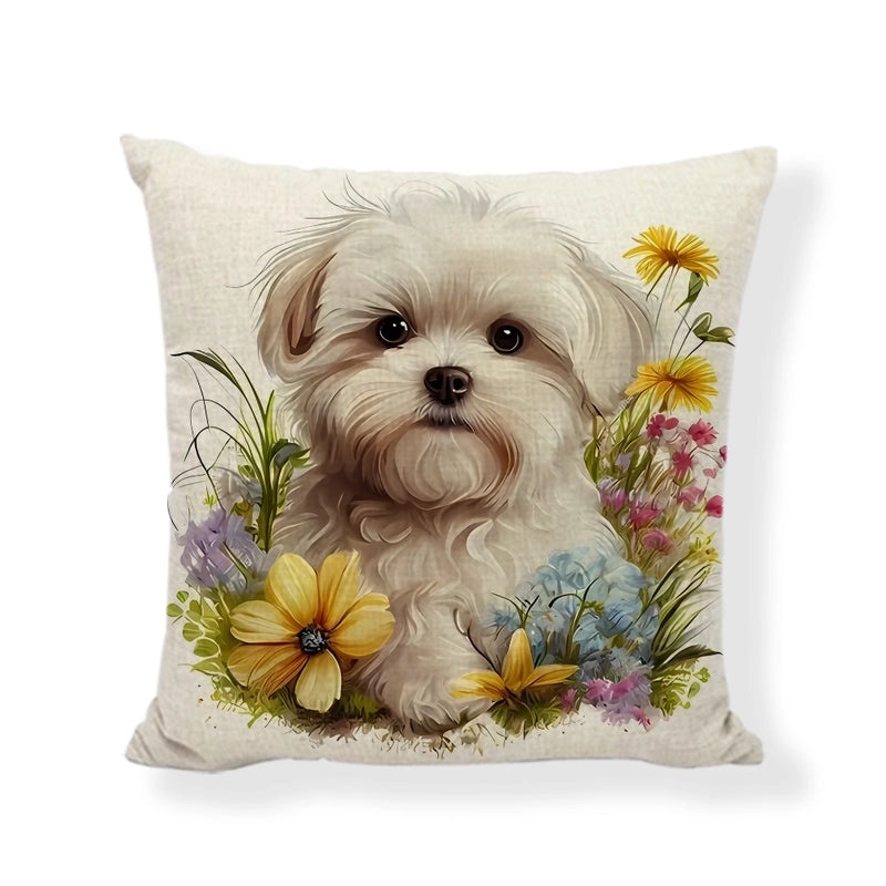 Cute Modern Animal Print Polyester Pillow Covers for Couch Sofa Decor|Home Decor & Pillows