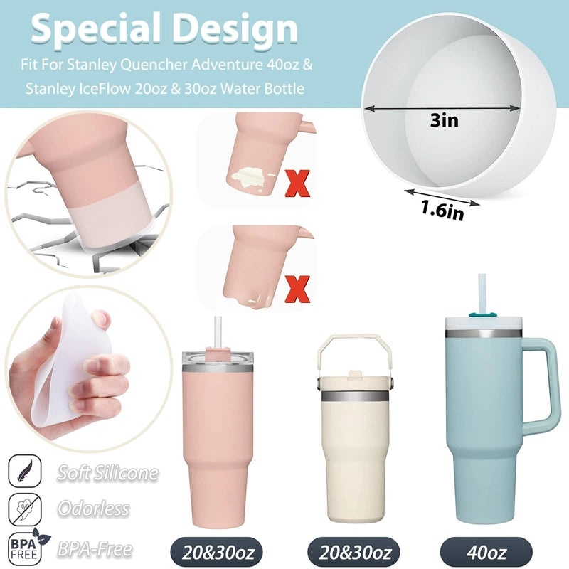 Adorable Animal Flower Silicone Cup Sleeve Set | Drinkware Accessories