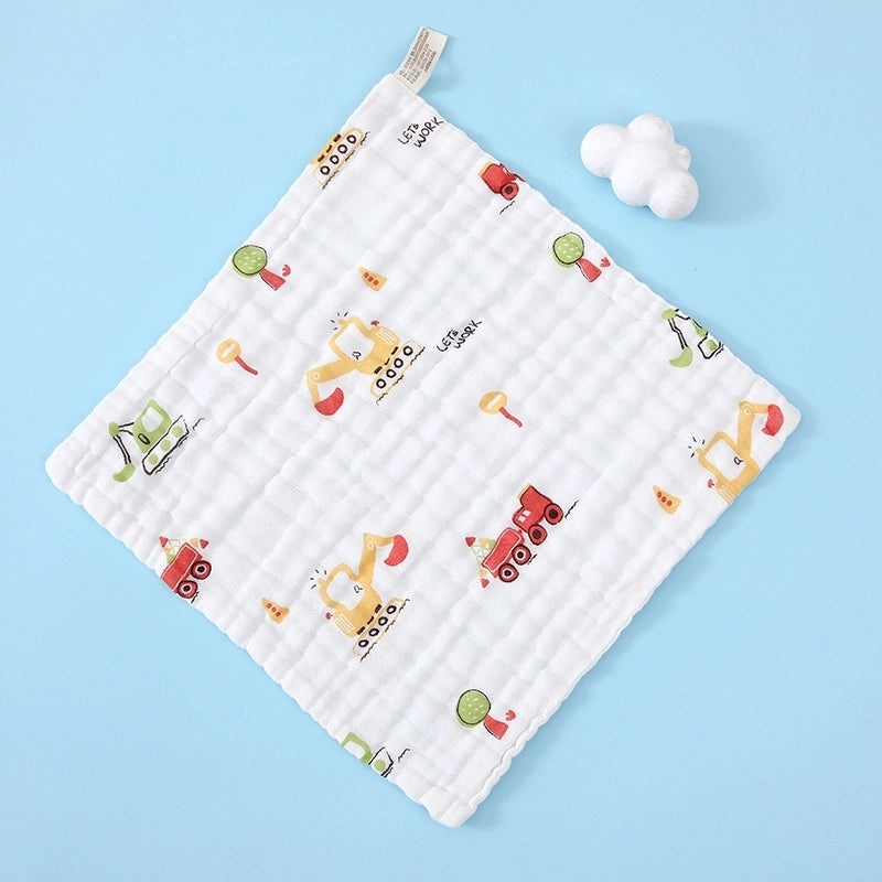 Adorable Cartoon Fruit and Fish Baby Burp Cloths Soft Infant Accessories|Baby Essentials