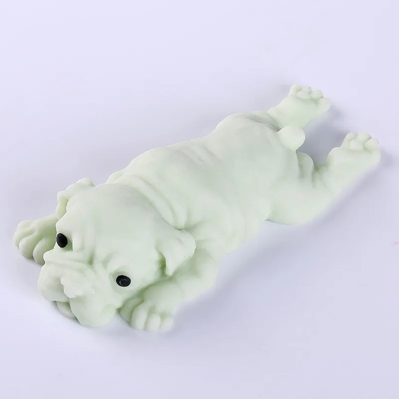Adorable Soft Rubber Cartoon Dog Stress Relief Finger Press Toy | Stress Relief Toys