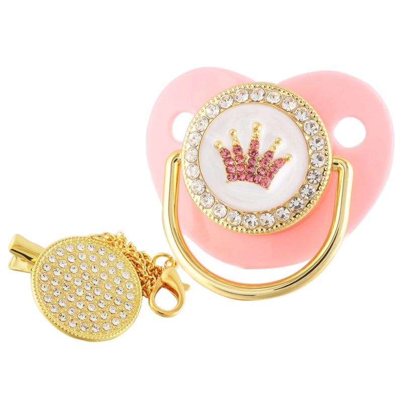 Adorable Double Heart Crown Silicone Baby Accessories|Baby Accessories & Jewelry