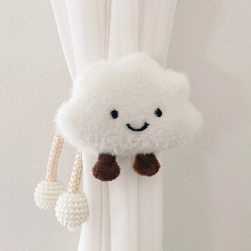 Adorable Cloud Pattern Polyester Curtain Tiebacks | Window Accessories