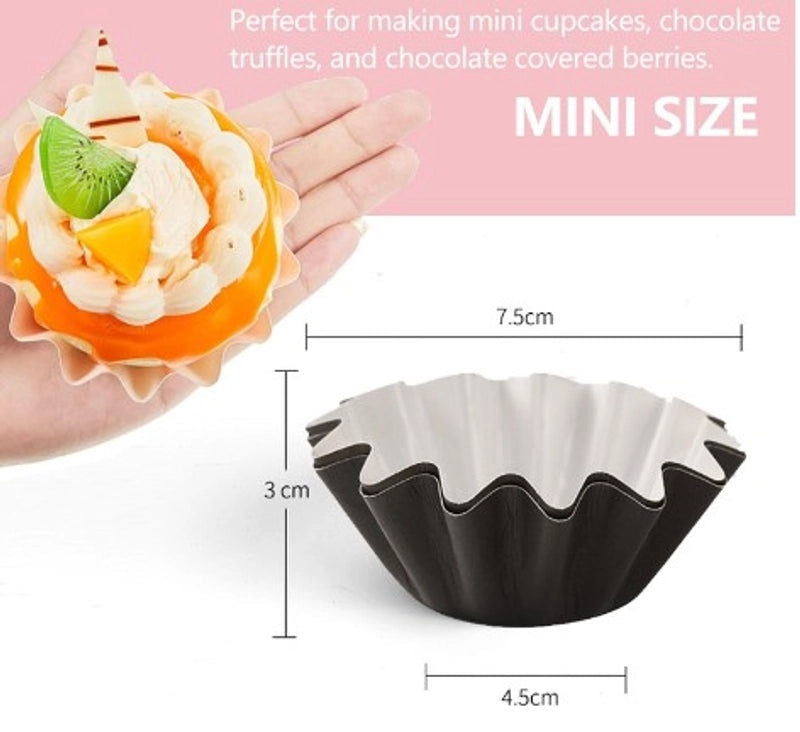 Simple Solid Color Paper Cupcake Holders|Baking Supplies