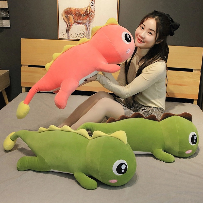 Cute Dinosaur Plush Pillow Clip Doll Soft Sleeping Bed Toy Birthday Gift for Girls|Toys & Games