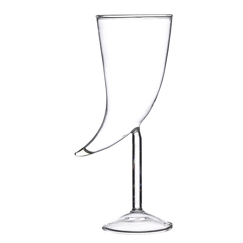Elegant Clear Glass Wine Tumbler 1 Piece | Drinkware & Barware