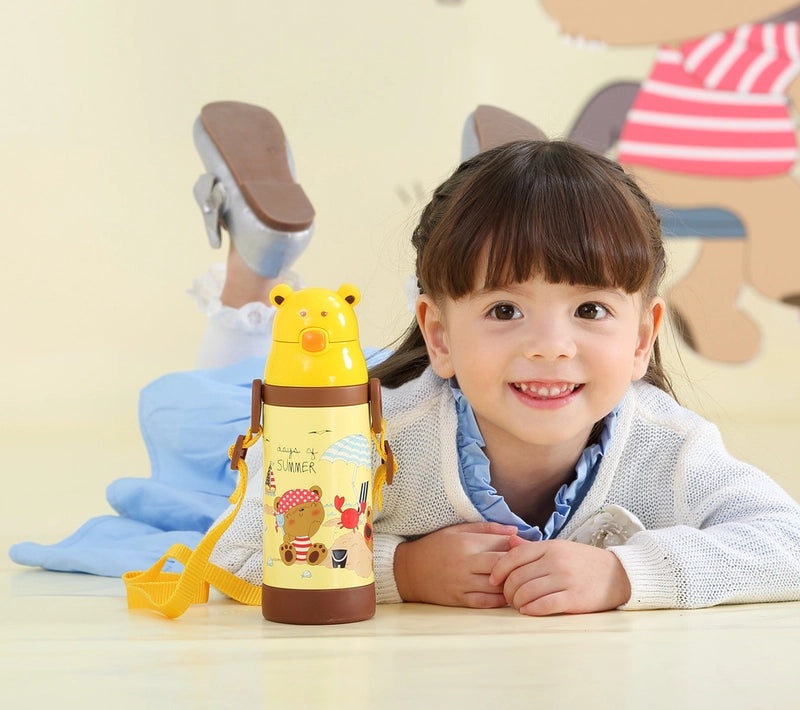 Adorable Cartoon Stainless Steel Insulated Water Bottle|Drinkware & Thermoses