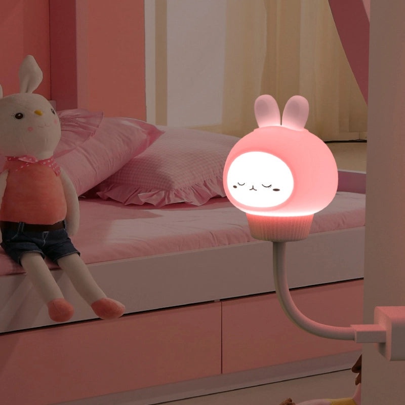 USB Rabbit and Kitten Nightlight for Kids|Children's Room Lighting