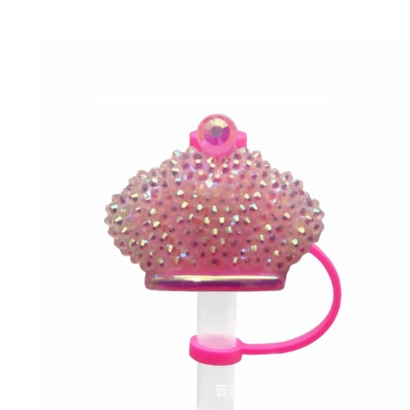 Pastoral Star Fruit Resin Straw Cap, Cute Casual Decorative Silica Gel Cover | Drinkware Accessories