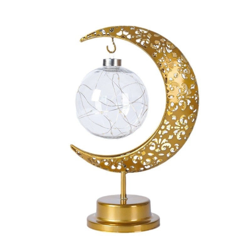 Romantic Minimalist Moon LED Night Light for Indoor Graduation Decor | Home Lighting Accessories