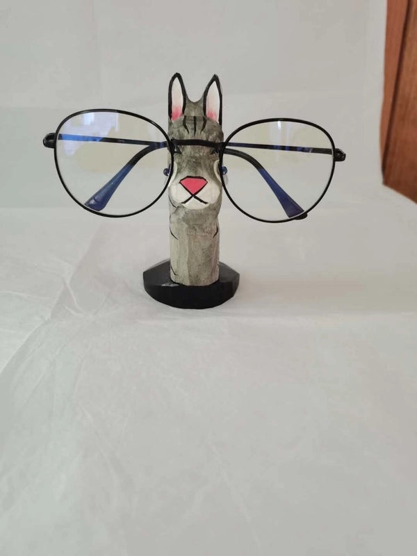 Wood Carving Animal Glasses Frame | Home Decor Crafts