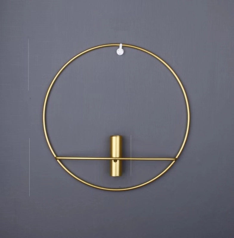 Elegant Solid Color Iron Wall Decor | Home Decor