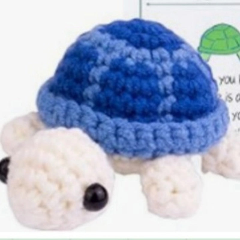 Handmade Wool Knitted Turtle Pendant Cute Positive Energy Doll Ornament|Accessories & Jewelry