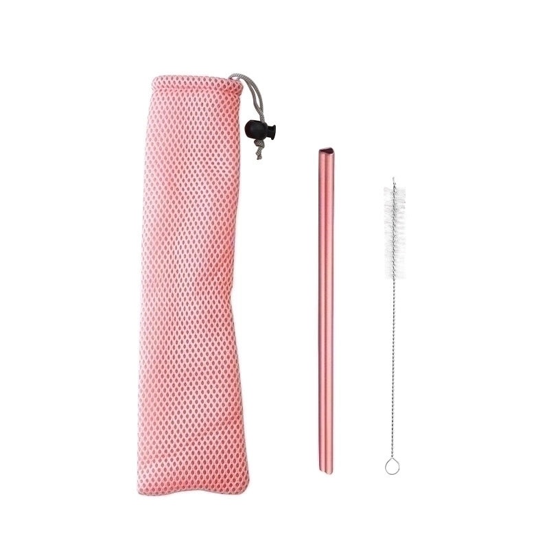 Stylish Solid Color Stainless Steel Drinking Straw|Kitchen & Dining Accessories