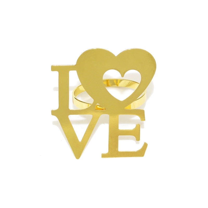 Elegant Red Heart Letter Alloy Pendant for Valentine's Day Party|Jewelry & Accessories