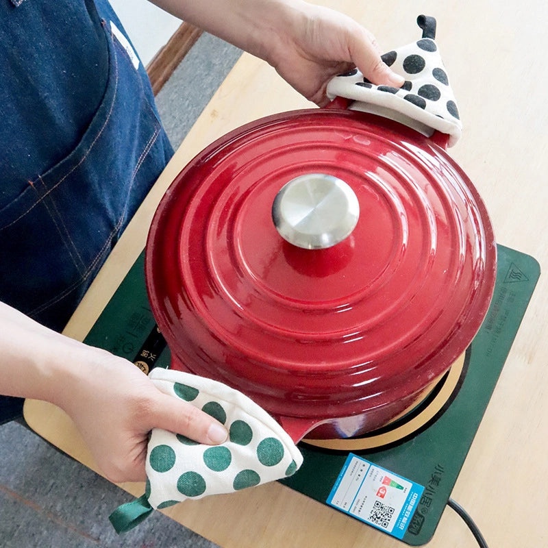 Japanese Style Cotton Heat Resistant Gloves for Kitchen Use|Kitchen & Dining Accessories