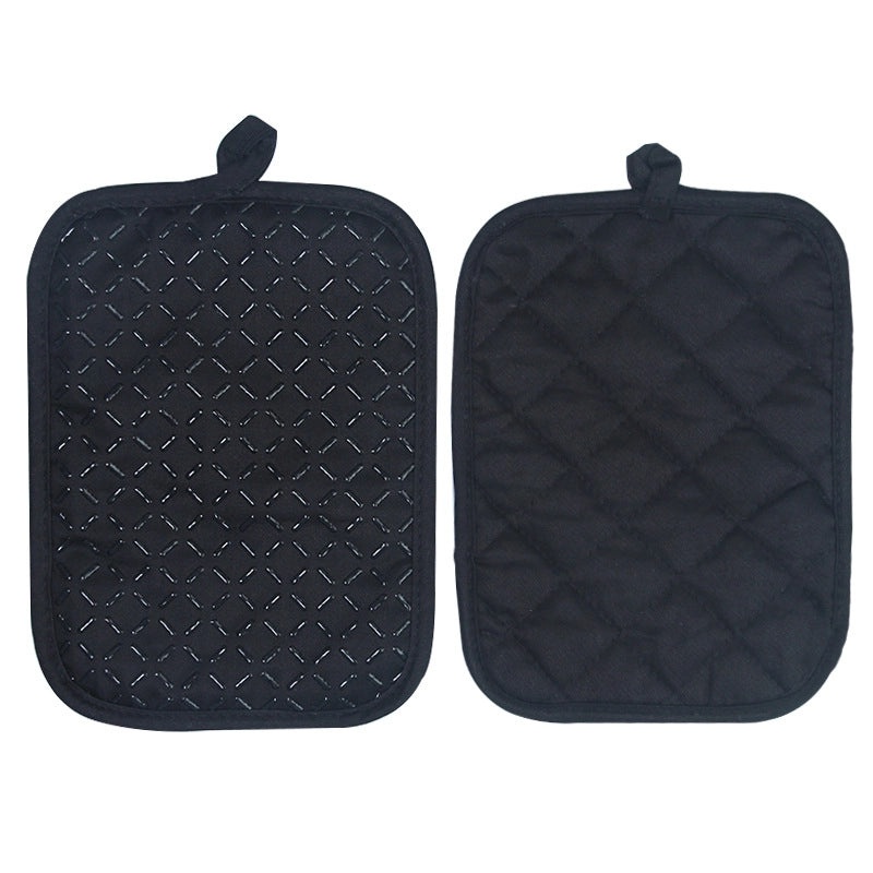 Unisex Non-slip Silicone Cotton Baking Oven Gloves Heat Resistant Check