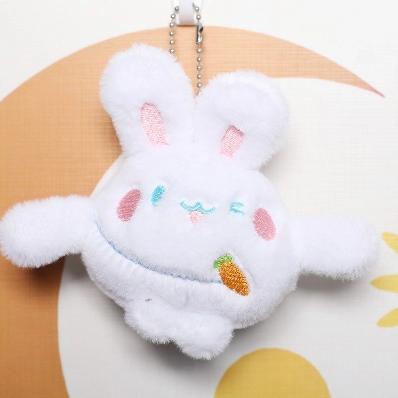 Adorable Small Rabbit Plush Pendant Keychain School Bag Charm Gift|Accessories & Keychains
