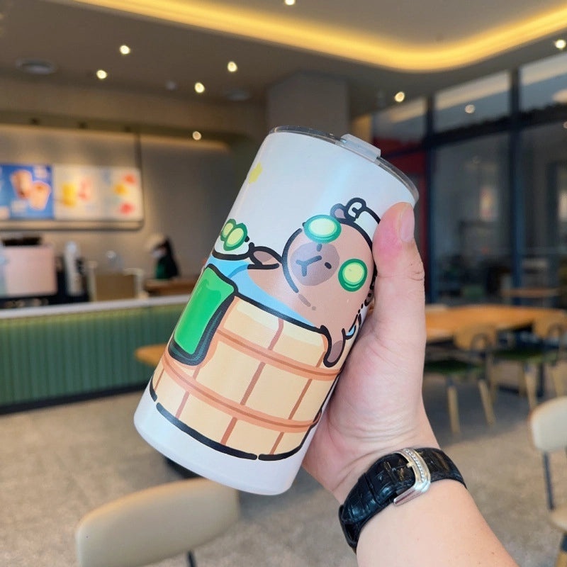 Stainless Steel 316 Animal Letter Thermos Cup Casual Elegant Cute Design 1 Piece | Drinkware & Thermoses