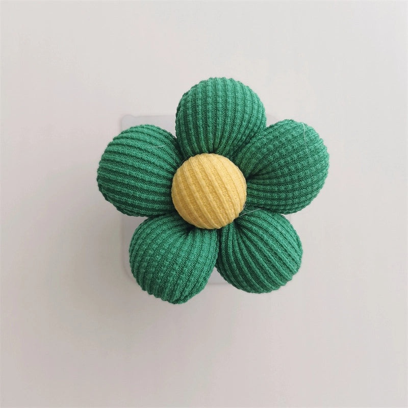 Minimalist Wooden Flower Wall Hook Home Decor|Wall Hooks & Hangers