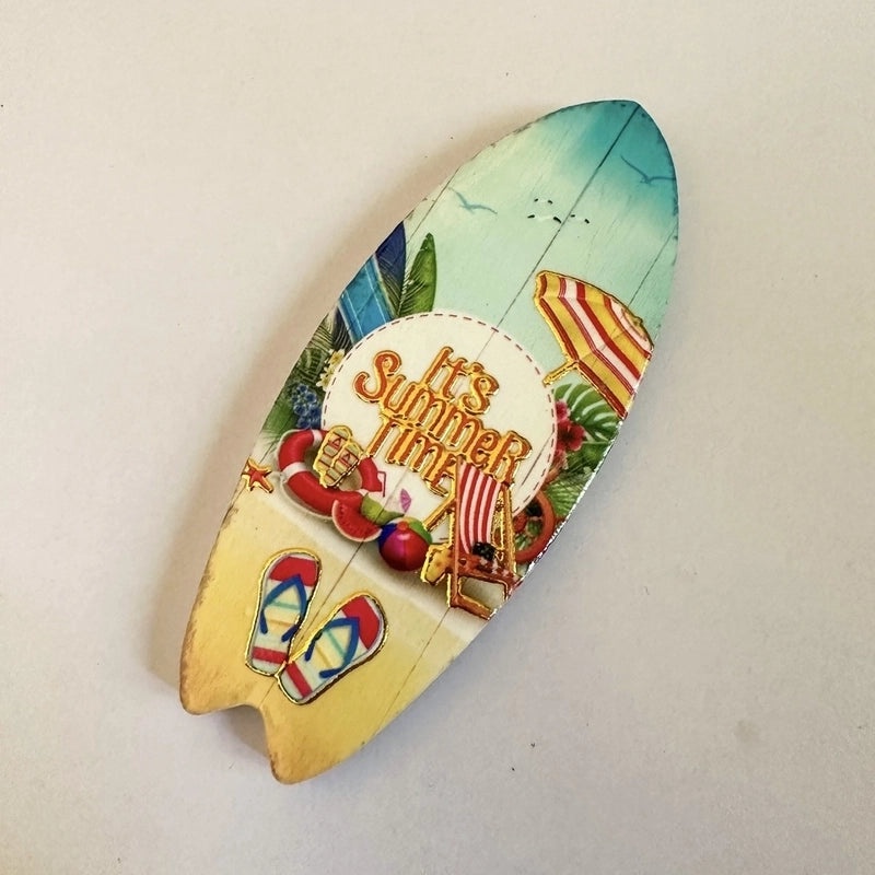 Hawaiian Tropical Art Resin Fridge Magnet | Home Decor & Kitchen Accessories