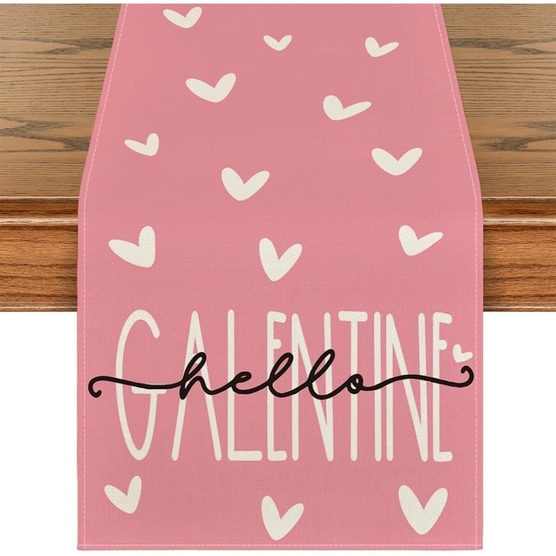 Minimalist Heart Letter Linen Pendant Necklace for Valentine's Day | Jewelry & Accessories