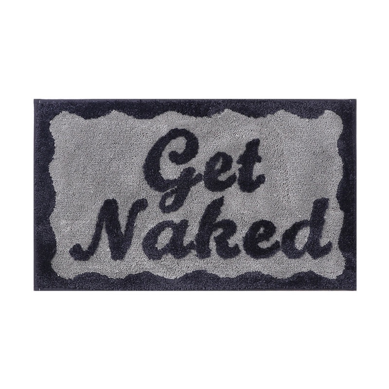 English Letters Jacquard Absorbent Non-slip Floor Mat for Bathroom and Home Entryway|Home & Living - Floor Mats & Rugs