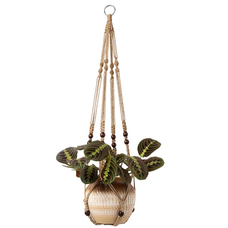 Handmade Nordic Cotton Rope Hanging Basket Net for Flower Pots Wall Decor|Home Decor