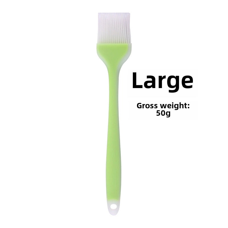 Silicone Oil Brush and Scraper for Baking One-piece Cake Cream Spatula Barbecue Brush Multipurpose Kitchen Tool|Kitchen Tools & Gadgets