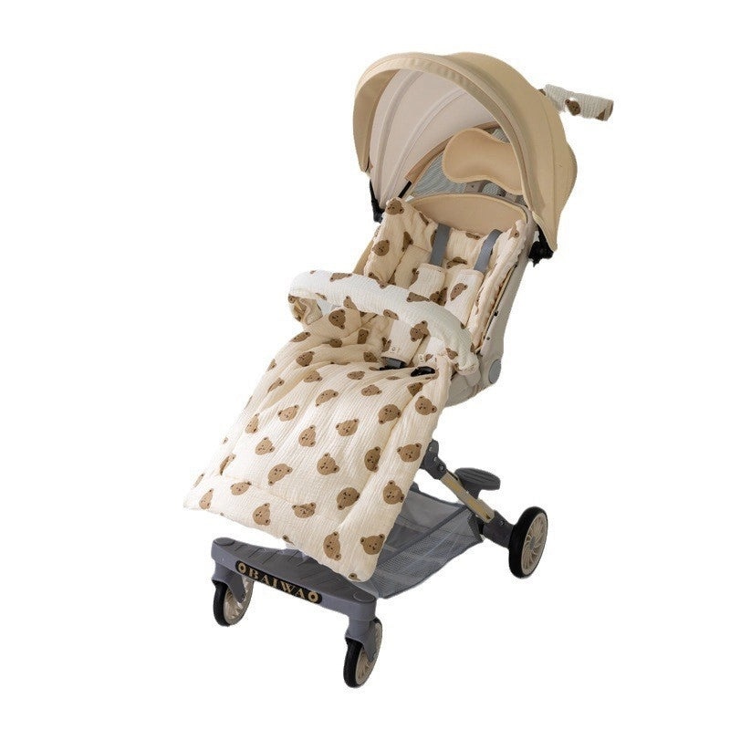 Universal Baby Stroller Cushion Thickened Cotton Double-Sided Machine Washable Soft Padding|Baby Stroller Accessories