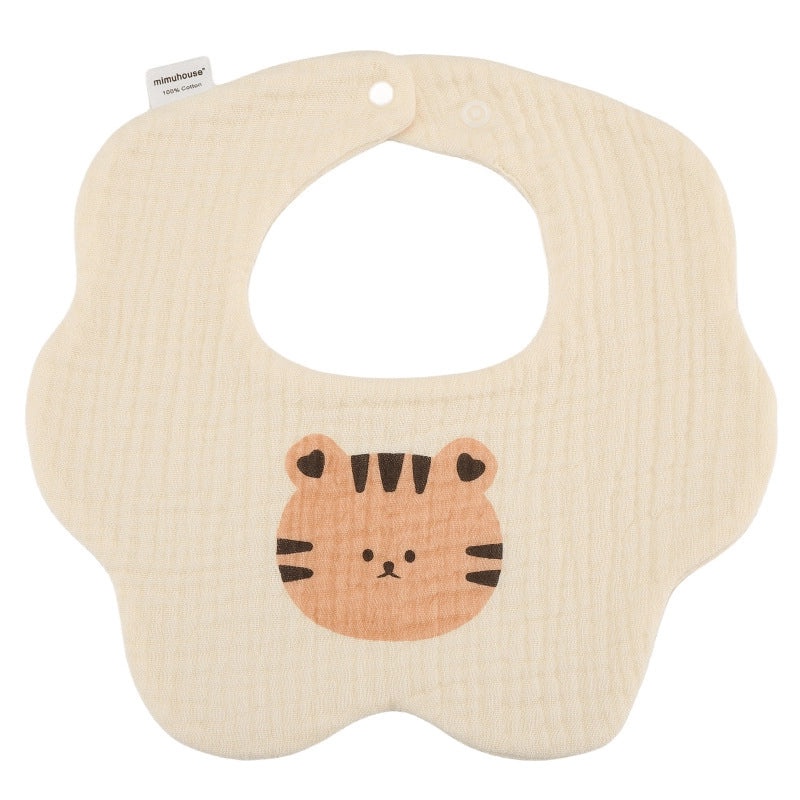 Adorable Animal Cherry Blossom Cotton Baby Burp Cloths Soft Infant Accessories|Baby Essentials