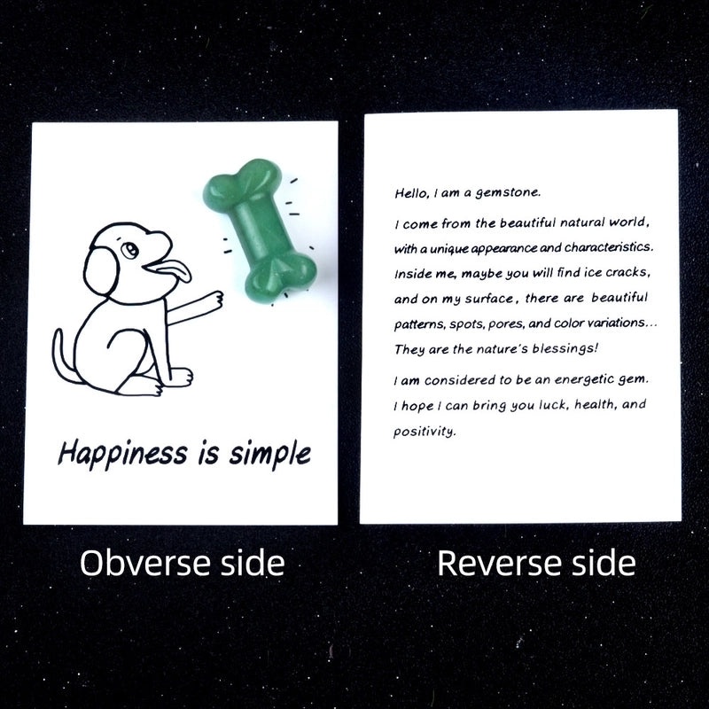 Minimalist Dog Bone Agate Pendant Unisex Jewelry Natural Stone Gemstone Accessories|Jewelry & Accessories