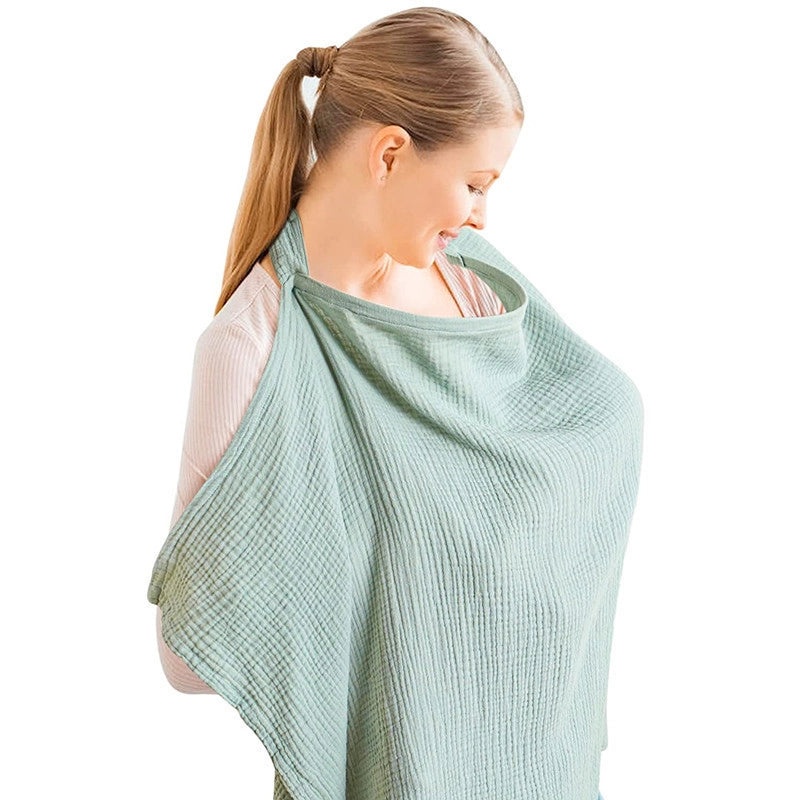 Multifunctional Nursing Cover Shawl Gauze Anti-Exposure Towel Baby Feeding Cloth|Maternity & Nursing Accessories