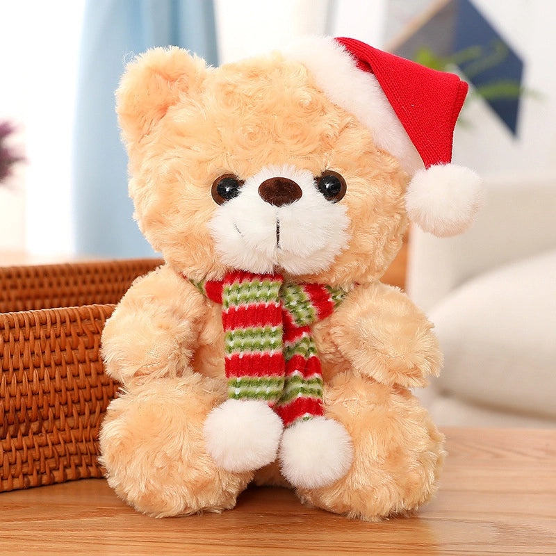 Christmas Plush Bear Stuffed Animal Soft PP Cotton Toy Gift for Kids|Stuffed Animals & Plush Toys