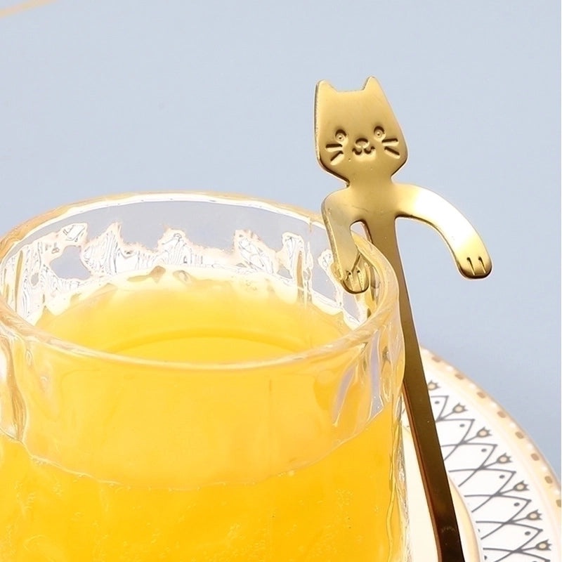 Adorable Cartoon Stainless Steel Spoon Single Piece | Kitchen Utensils & Cutlery