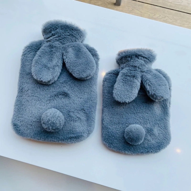 Korean Style Large Plush Rabbit Hot Water Bag PVC Injection Warm Hand Compress Hot Sale|Home & Living/Heating Pads & Compresses