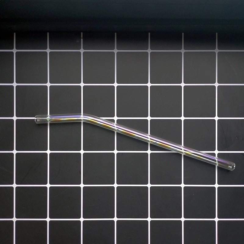 Stylish Single Solid Color Glass Straw for Reusable Drinkware | Kitchen & Dining Accessories