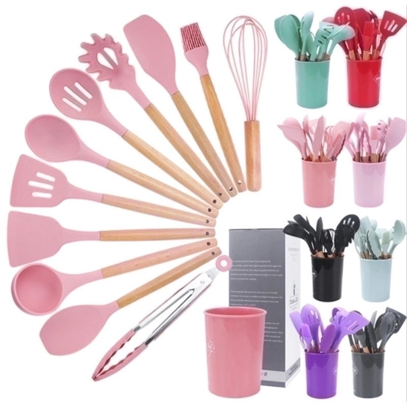 Minimalist Color Block Silicone Bakeware Set|Kitchen & Dining