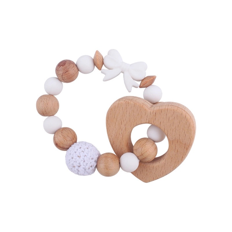 3 Pcs Heart Bow Knot Baby Hair Clips Soft Silicone Accessories|Baby Hair Accessories